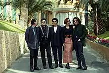 Laura Valente with Matia Bazar in Sanremo (1993)