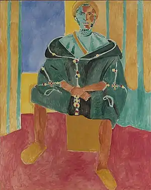 Le Rifain assis, 1912–13, 200 × 160&nbsp;cm. Barnes Foundation
