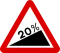 Steep ascent