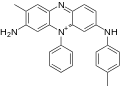skeletal formula of mauveine A