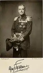 Photograph and signature, 1913.