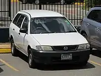 Mazda Familia Van Y11 (1999–2008) .mw-parser-output .hatnote{font-style:italic}.mw-parser-output div.hatnote{padding-left:1.6em;margin-bottom:0.5em}.mw-parser-output .hatnote i{font-style:normal}.mw-parser-output .hatnote+link+.hatnote{margin-top:-0.5em}Main article: Nissan AD (Y11)
