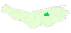Location of Qaem Shahr County in Mazandaran province