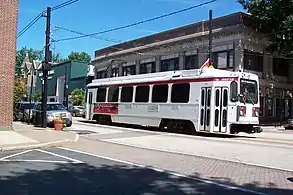 The trolley on State Street