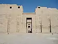 Ramesses III's mortuary temple at Medinet Habu.