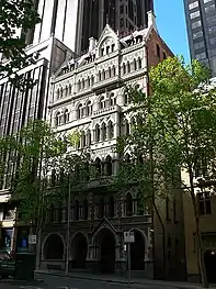 Former Safe Deposit Building, Collins Street, Melbourne; completed 1890