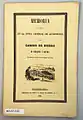 1848 Annual Report "Camino de Hierro de Barcelona a Mataró"