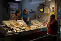 Fish vendor at the Mercado Triana