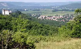 A general view of Mercuès