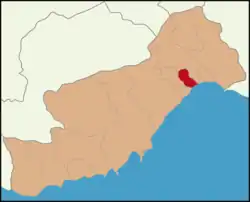 Location of Yenişehir