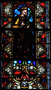 Detail of early glass