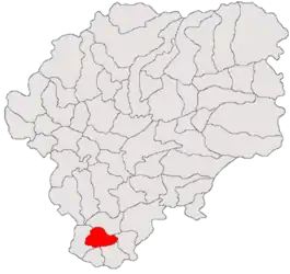 Location in Bistrița-Năsăud County