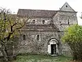The Romanesque church of Cisnădioara, built in the second half of the 12th century