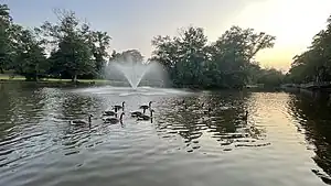 Victor Crowell Park, featuring a duck pond
