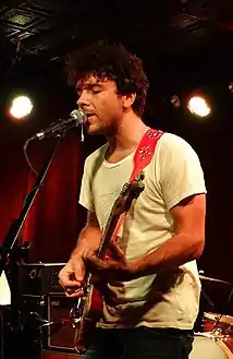 Mike McCleary of Surfer Blood performing at The Saint in Asbury Park, NJ, August 2017