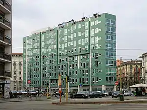 Montedoria Palace was the last milanese building projected by Gio Ponti (1963)