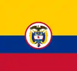 War flag of Colombia