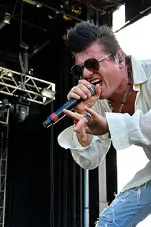 Steelheart performing at Rockfest 80's in Pembroke Pines, Florida, in 2017