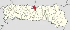 Location in Ialomița County