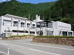 Former Higashiawakura village hall
