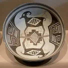 Mimbres Bowl with Bighorn Sheep and Geometrical Design, New Mexico, c. 1000-1150 A.D. Dallas Museum of Art