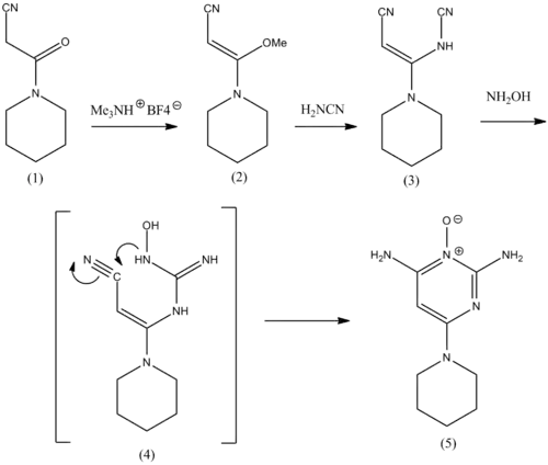 Minoxidil synthesis