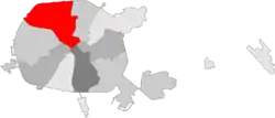 Location of Tsentralny (Цэнтральны)