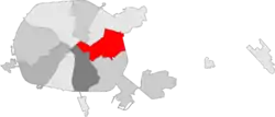 Location of Partyzanski (Партызанскі)