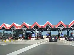 Mainline toll plaza