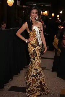 Miss Indonesia 2008Sandra Angelia Hadisiswantoro,of East Java