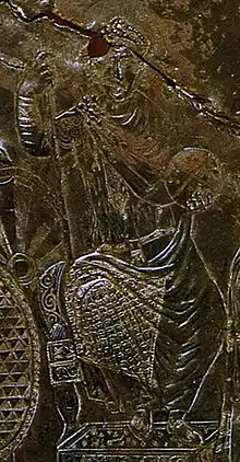 Valentinian II on the Missorium of Theodosius I. C. 388 AD