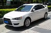 A Mitsubishi Lancer EX produced by Soueast