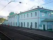 View (direction — to Moscow) of the station2007