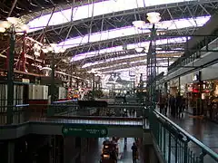 The station now serves as a hotel and shopping complex