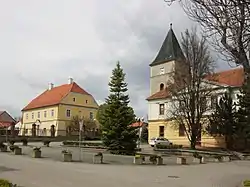 Market town square