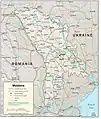 Image 11A map of Moldova, 2001