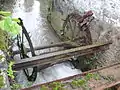 Mill wheel of the Molen te Broeck at Mere