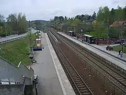 Train station in Mölnbo
