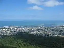 The city viewed from Mount Monbetsu