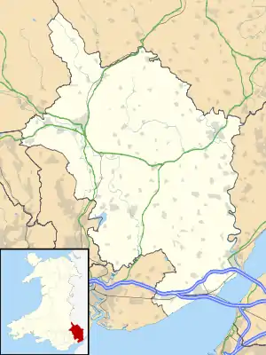 Chepstow is located in Monmouthshire