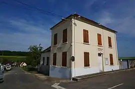 The town hall of Montafaucon