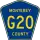 County Road G20 marker