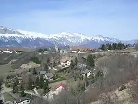 A general view of Monteynard