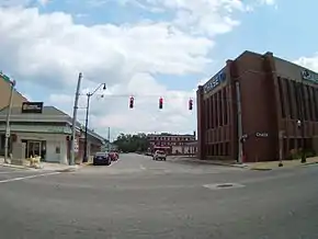 Downtown Crawfordsville, in Union Township