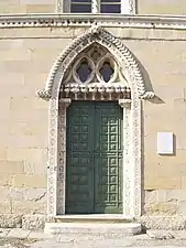 a Gothic doorway