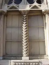 a Gothic column