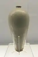 Moon-white glazed meiping vase, southern Song