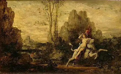 Abduction of Europa (c. 1869), 26 x 42&nbsp;cm, Musée d'Orsay