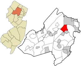Location in Morris County and the state of New Jersey.