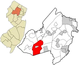 Location in Morris County and the state of New Jersey.